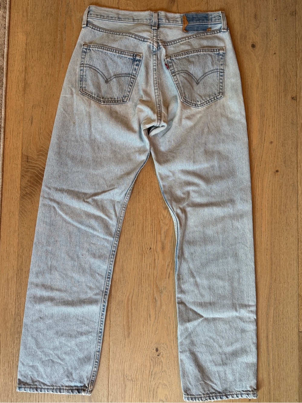 Vintage 501’s Levi's Light Wash Straight Jeans - Picture 11 of 11